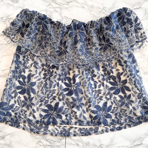 Code Mode | Off-Shoulder Lace Top - Picture 4 of 11